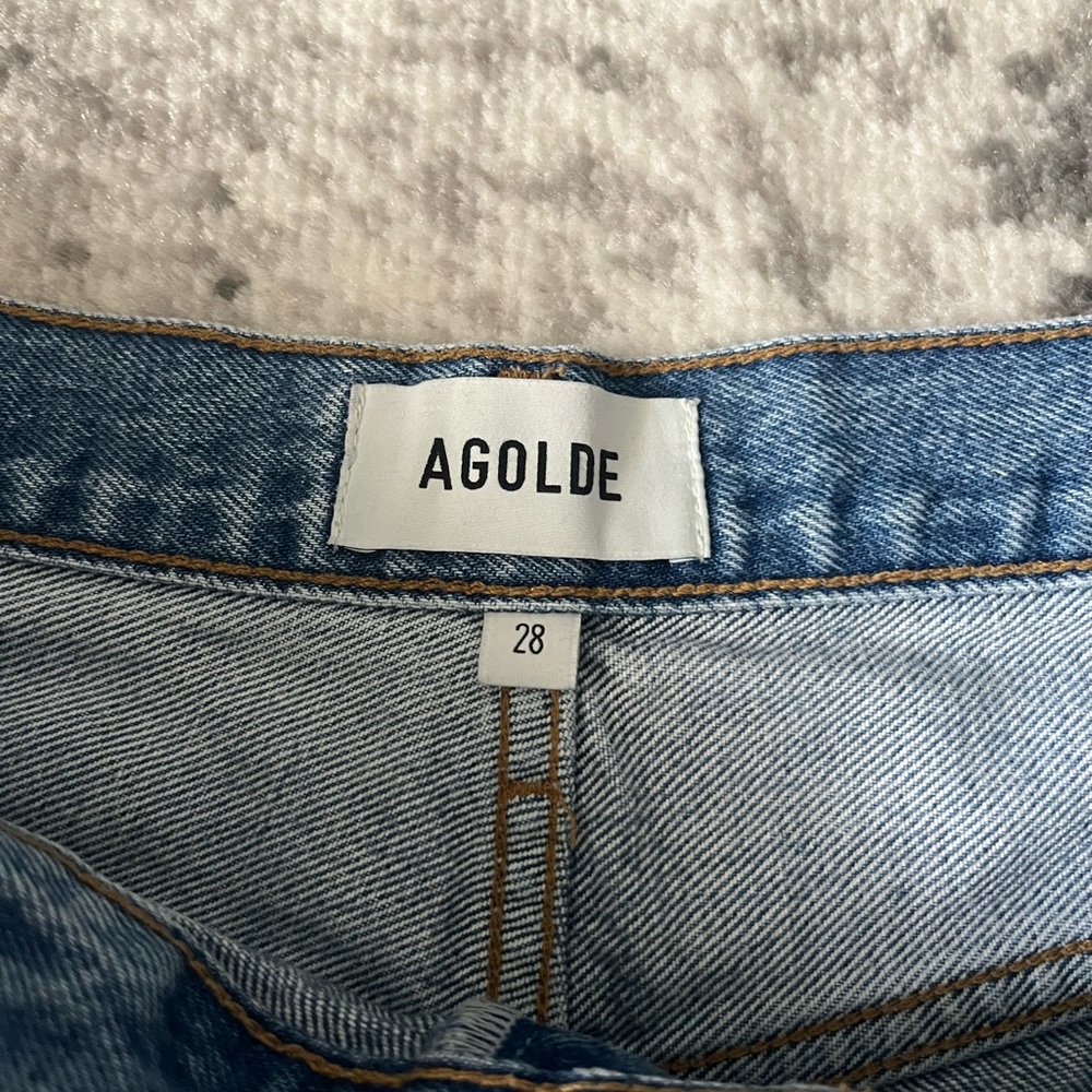 AGOLDE Parker Vintage Cut Off Denim Short - Picture 4 of 6
